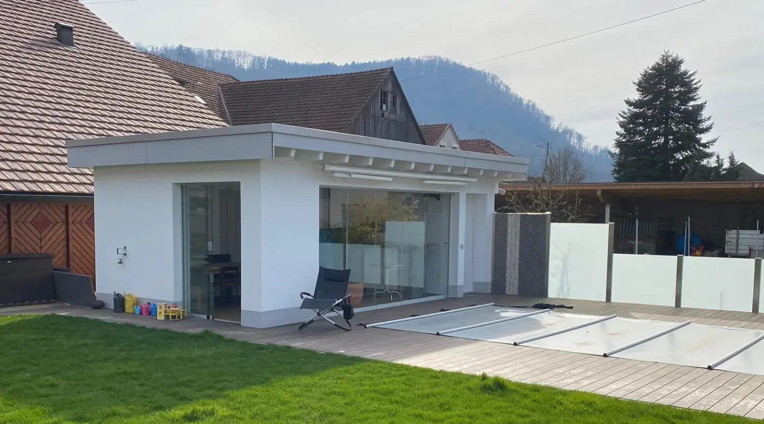 Maison individuelle local technique nouvelle construction Leibstadt