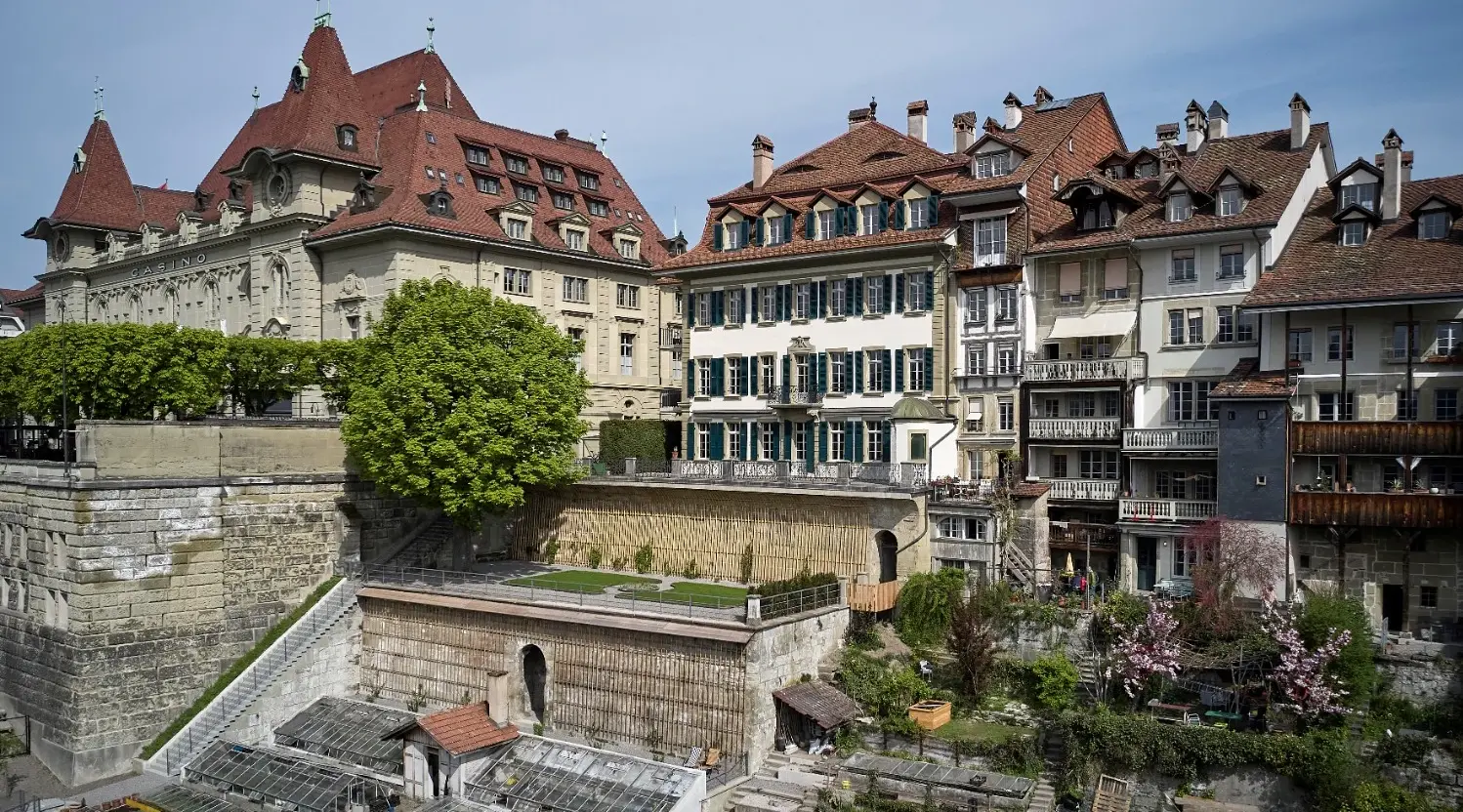 Gewächshausmauern Herrengasse Sanierung Bern