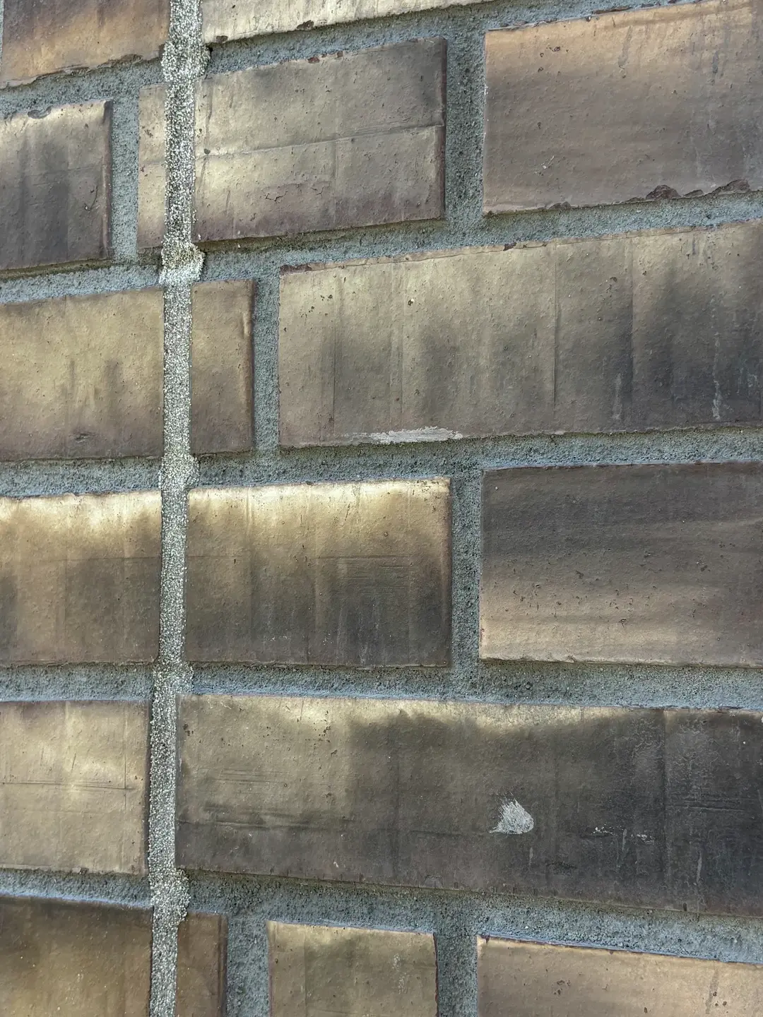 Detailaufnahme der Klinkersteine und des Fugenbildes