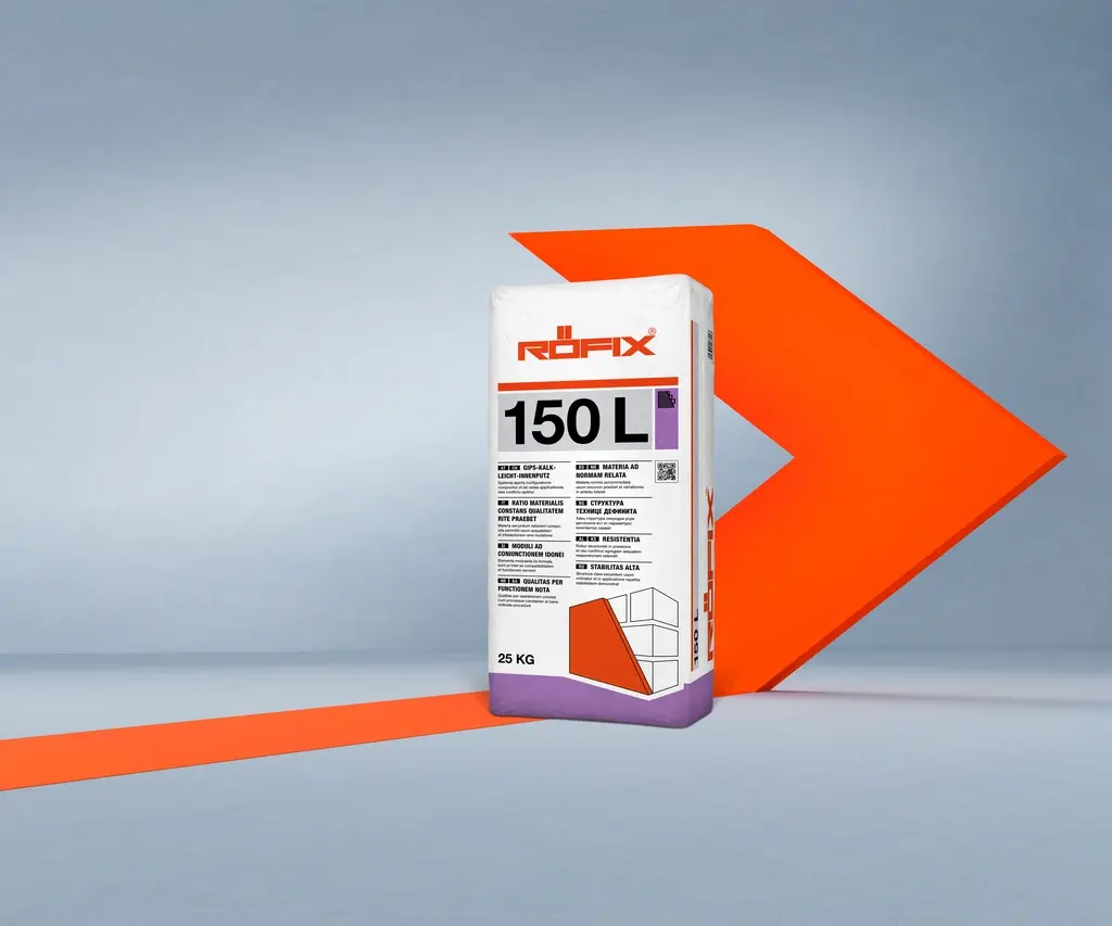  RÖFIX 150 L visokoizdašna lagana gipsano-vapnena žbuka