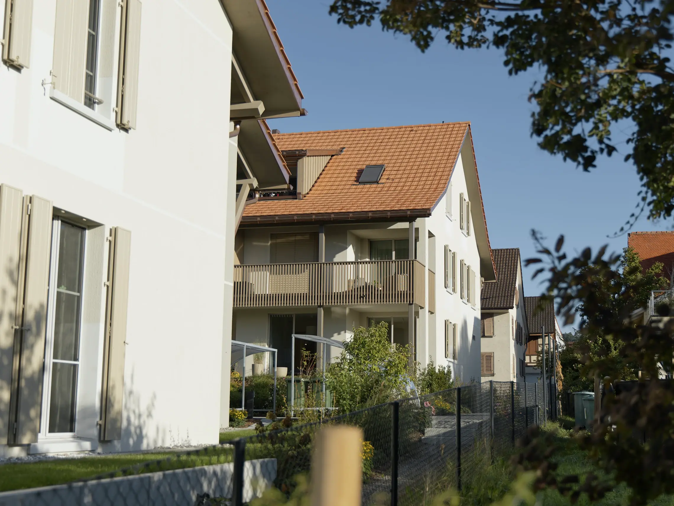Detailansicht der beiden Frontseiten im Ortsbild