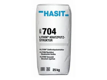 Produktbild HASIT 704 OPTI LITHIN Kratzputzstruktur