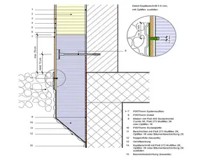 Detailzeichnung Fixit Wärmedämmverbundsysteme