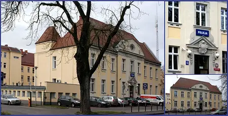 SZCZECIN Dąbie, ul. Pomorska, budynek Komendy Policji