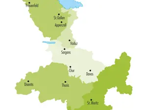Fixit Région Est : carte avec Kantongen et grandes villes