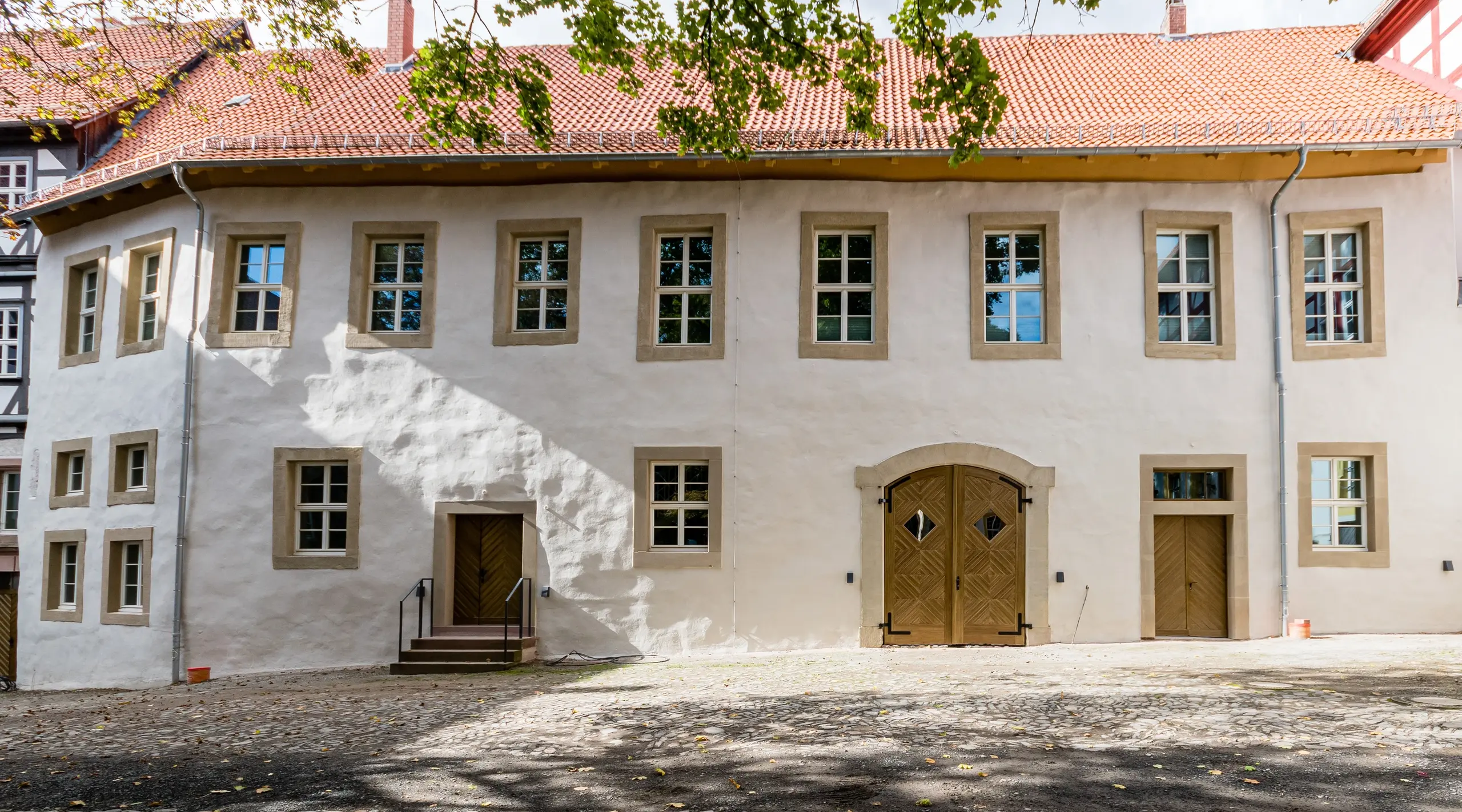 Amtsgericht auf Schloss Herzberg erhält Innendämmung 