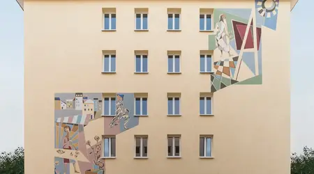 Dickputzsystem auf Mineralwolle für ein MFH in München