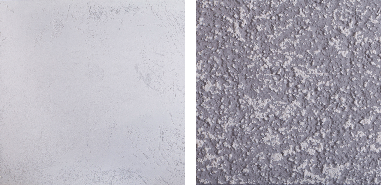 Betonstruktur und Körnerstruktur einer Putzwand