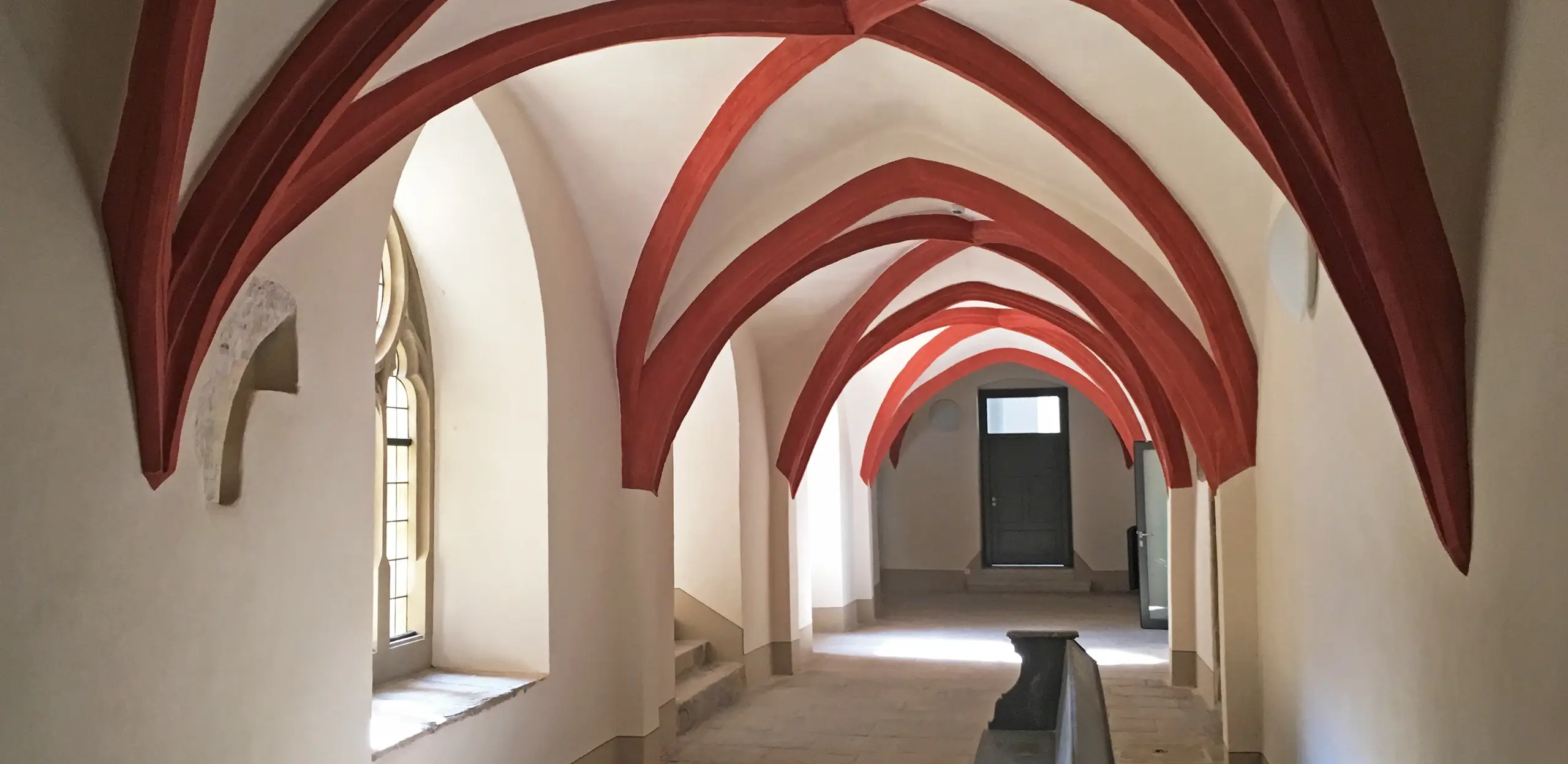 Saniertes denkmalgeschütztes Gebäude mit Innendämmung.