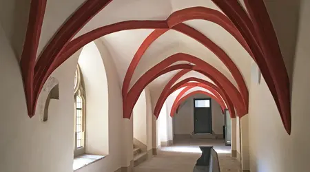 Franciscan Monastery in Zeitz – Interior renovation with insulation plaster and pozzolanic lime plaster