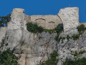 Mauerwerkssanierung im Trockenspritzverfahren Burgruine Blaubeuren