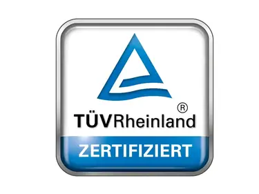 Zertifikat TÜV Rheinland LGA