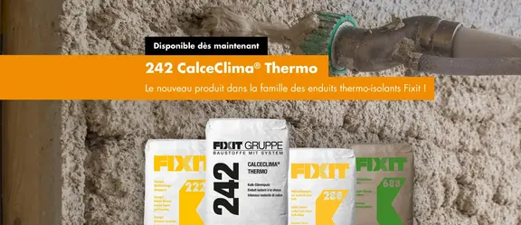 famille des enduits thermo-isolants