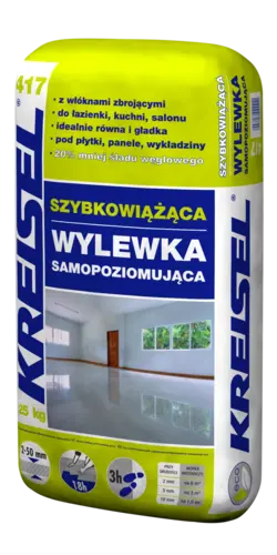 SZYBKOWIĄŻĄCA WYLEWKA SAMOPOZIOMUJĄCA 417