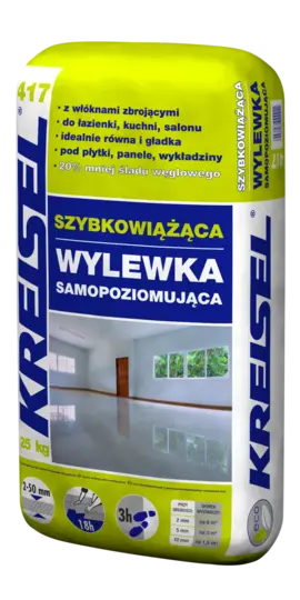 SZYBKOWIĄŻĄCA WYLEWKA SAMOPOZIOMUJĄCA 417