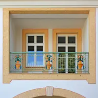 Kleiner versteckter Balkon der Gabriel von Seidl-Villa