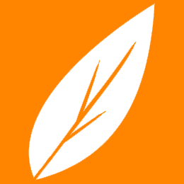 Weisses Blatt als Icon für Nachhaltigkeit