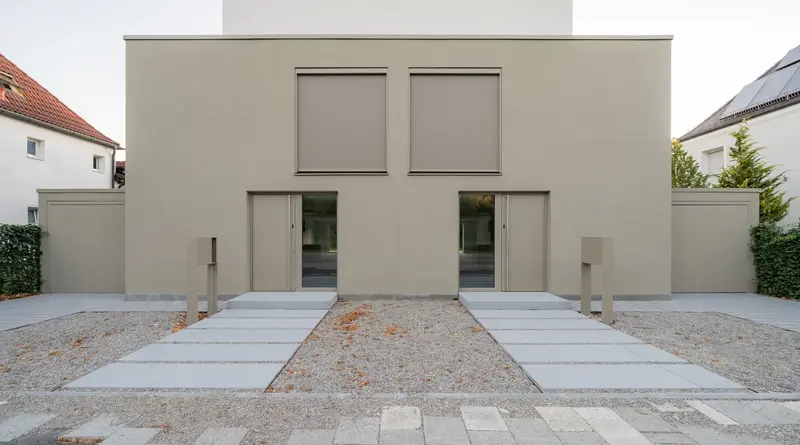 Einzigartiges Erscheinungsbild einer Villa in München dank mineralischer Putze
