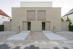 Einzigartiges Erscheinungsbild einer Villa in München dank mineralischer Putze