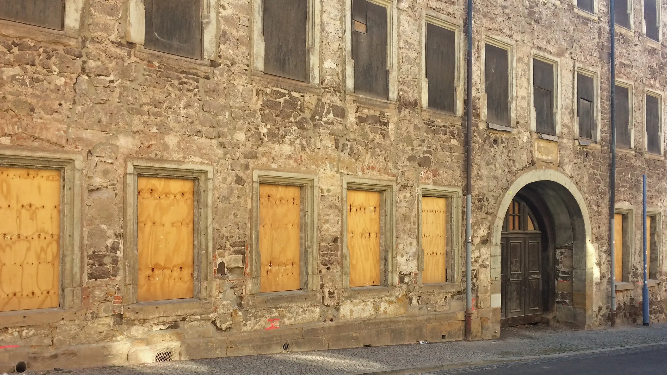 Historisches Amtshaus in Gotha vor der Sanierung