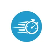 Icon für Fassadendämmung mit schneller Verarbeitung – ca. 1 Minute/m² pro Schicht