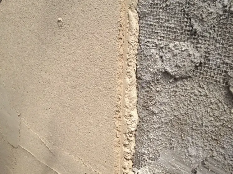 Detailansicht der Schichten 