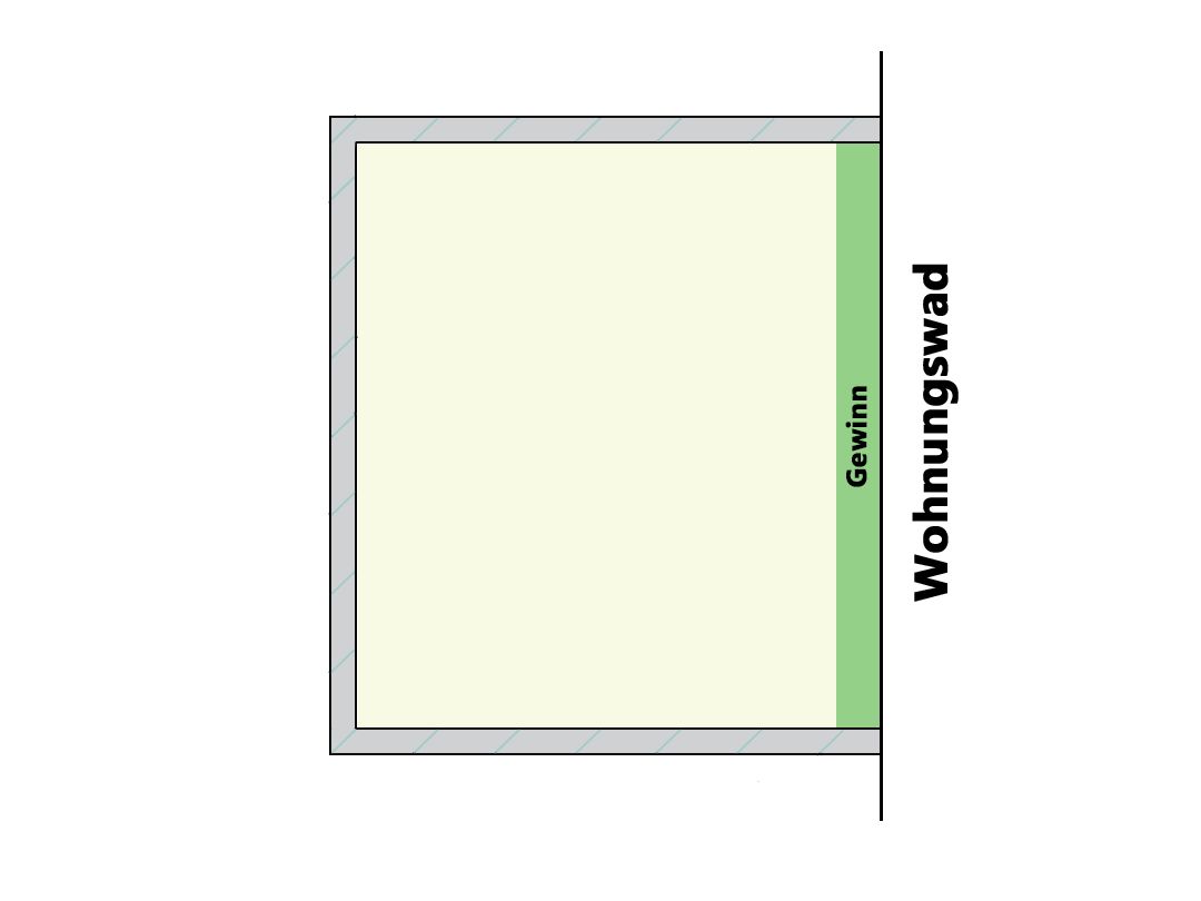 Raumgewinn durch Dämmputz als Innendämmung