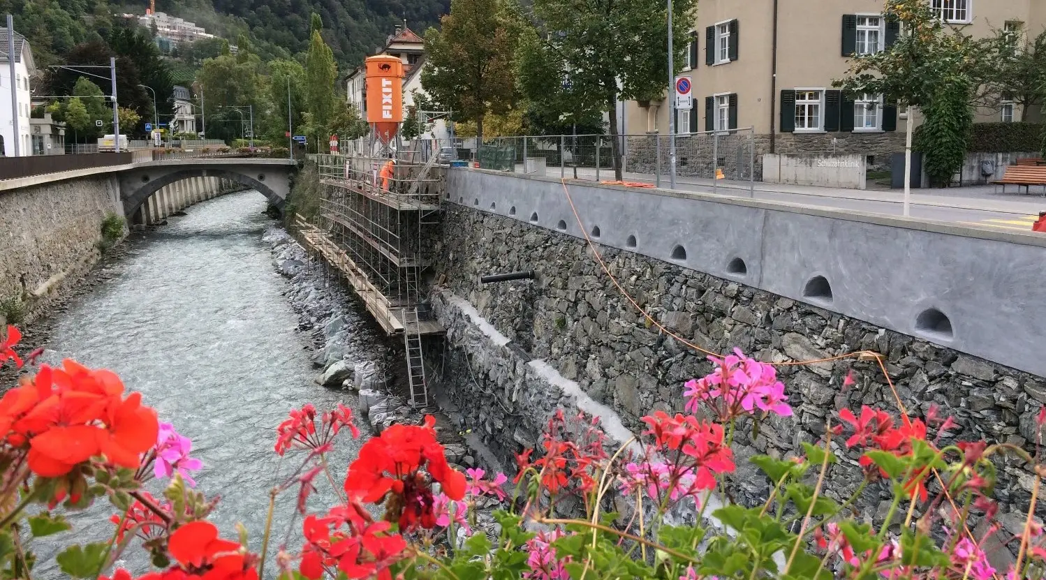 Wuhrmauer Plessur Sanierung Chur