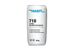 HASIT 710 LITHIN® Rillenputzstruktur