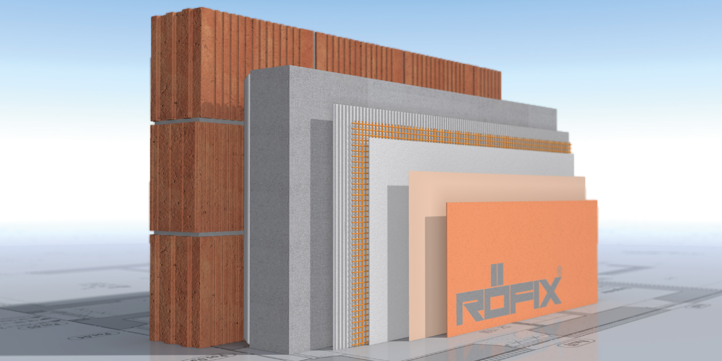 ROFIX EPS-F 031 GREY - 40mm - 1000x500mm