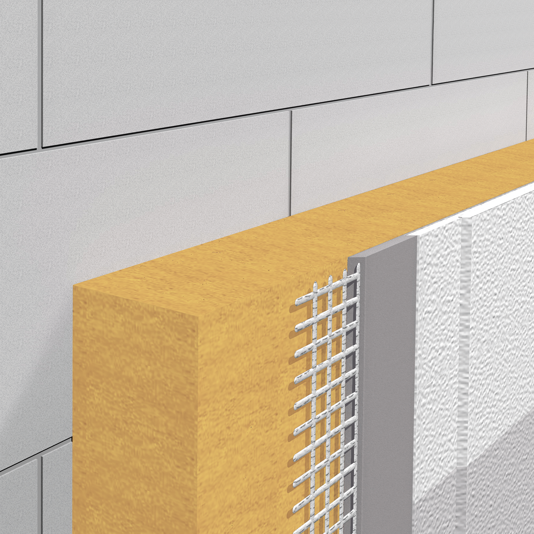 Unser ECO-System – bestehend aus einer Holzfaserdämmplatte.