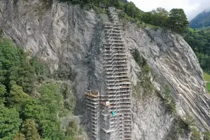 Stabilisation rocheuse « Axenstrasse » nouvelle construction Sisikon