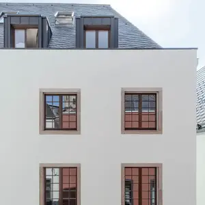 Die Fassade wurde mit dem Hasit Hochleistungsdämmputz auf Aerogel-Basis energetisch saniert