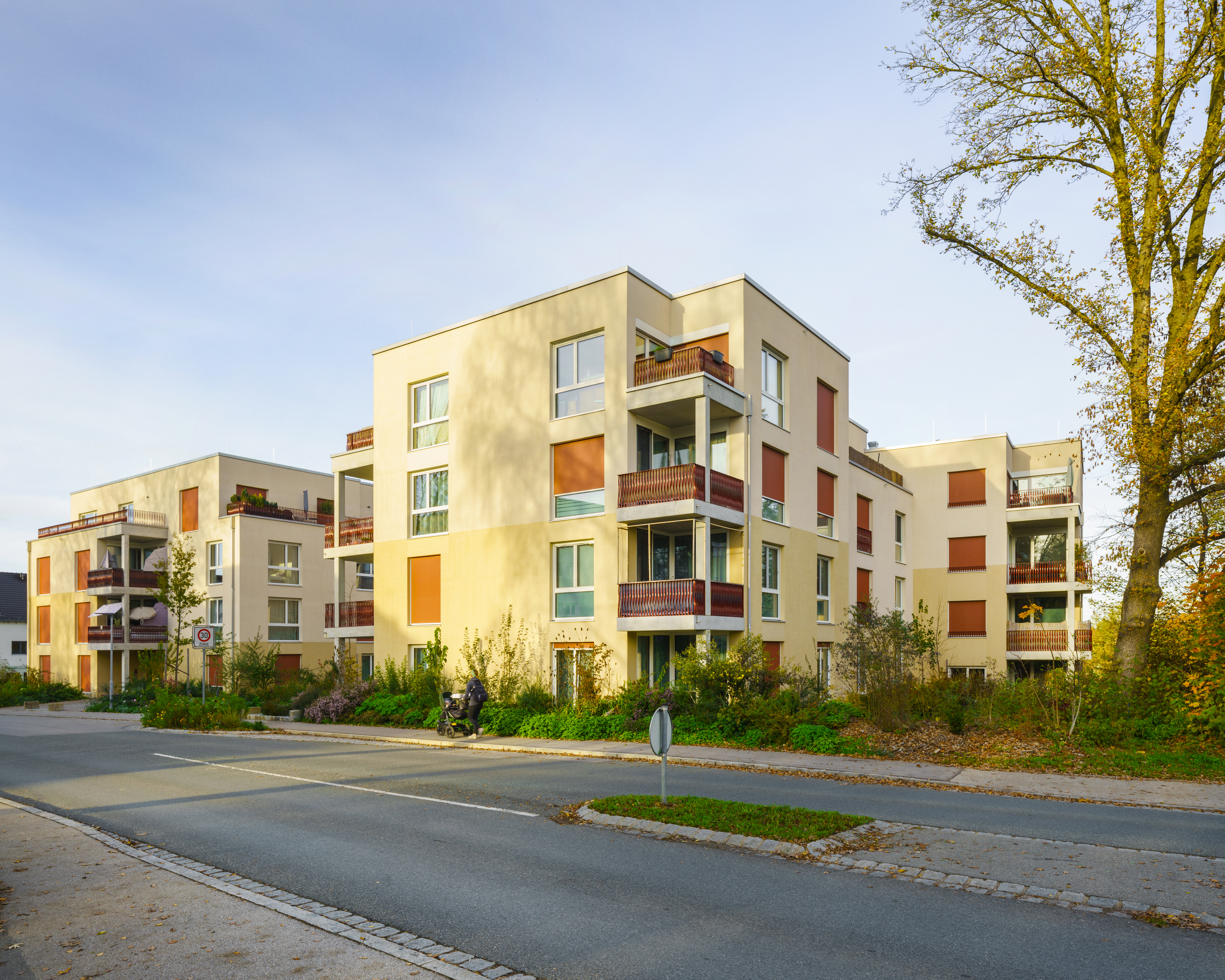 Neugebaute Wohnanlage Wilhelm in Wasserburg am Inn