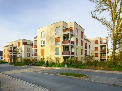 Neugebaute Wohnanlage Wilhelm in Wasserburg am Inn