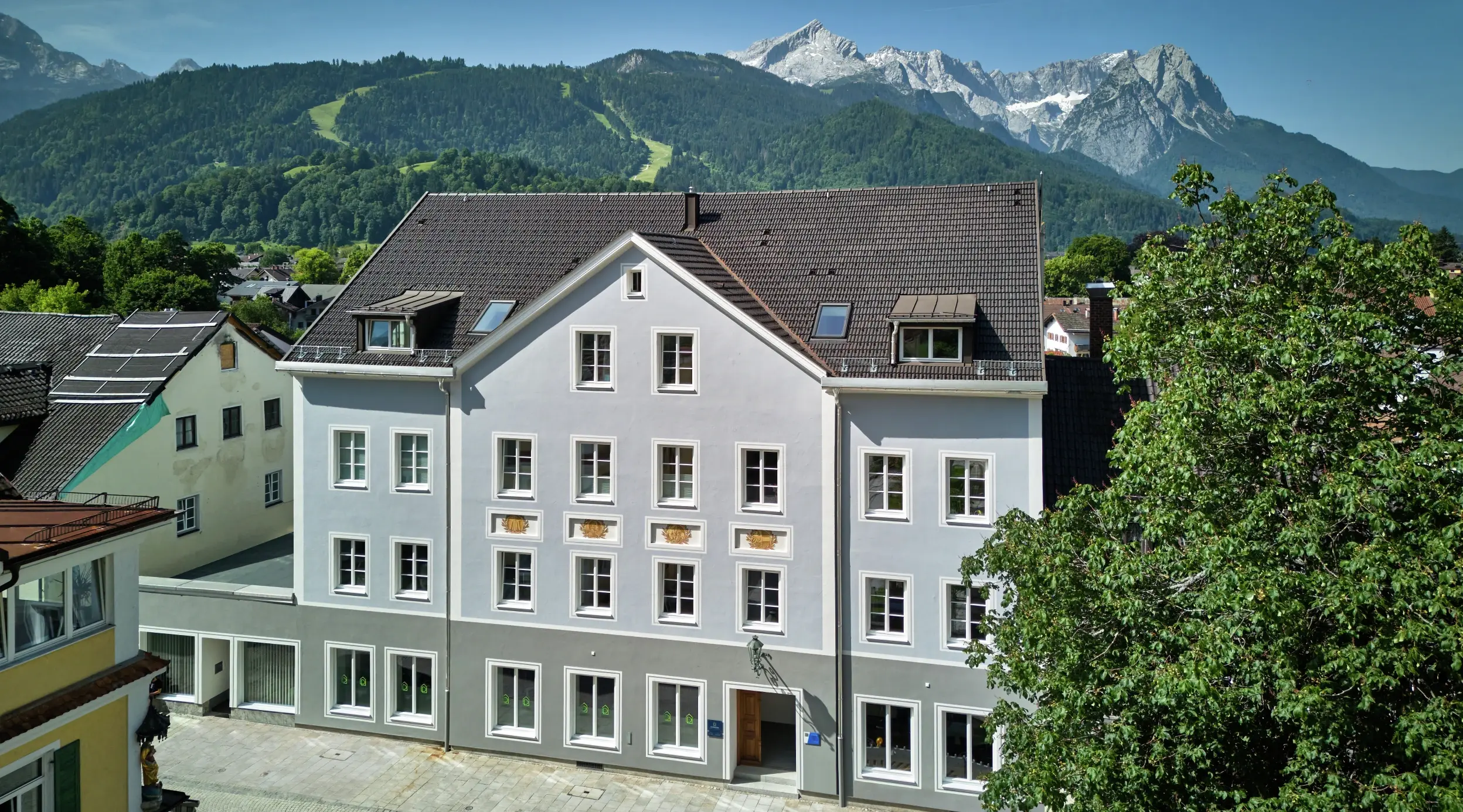 Saniertes Denkmal in Garmisch Partenkirchen