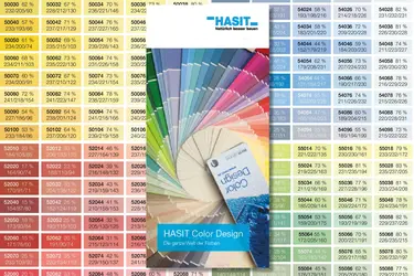 Digitale Farbtonkarte von HASIT 
