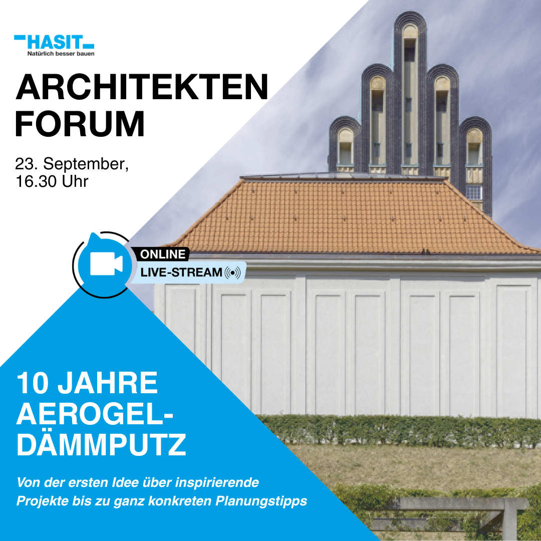 Banner des Architektenforums am 23. September mit Thomas Stahl