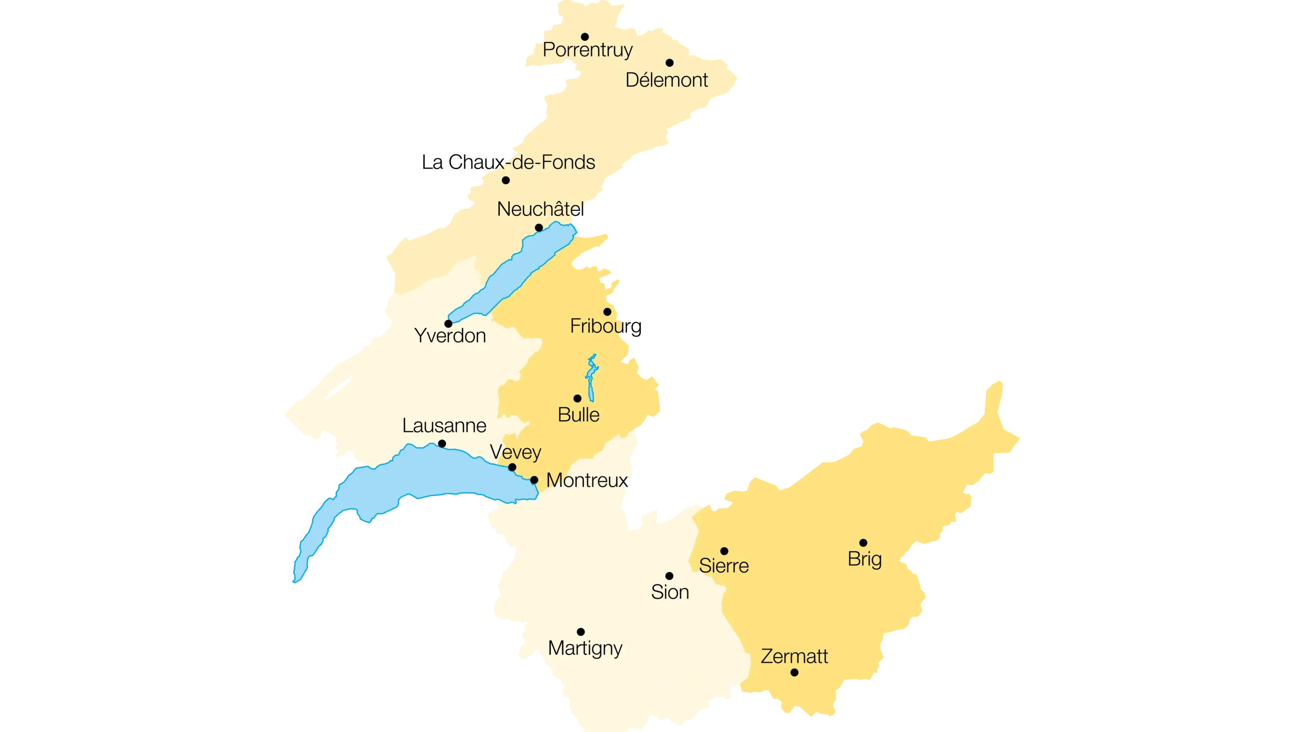 Fixit Region West Karte mit Vertriebsregionen 