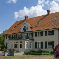 Rittergut Schafhausen von der Gartenseite 