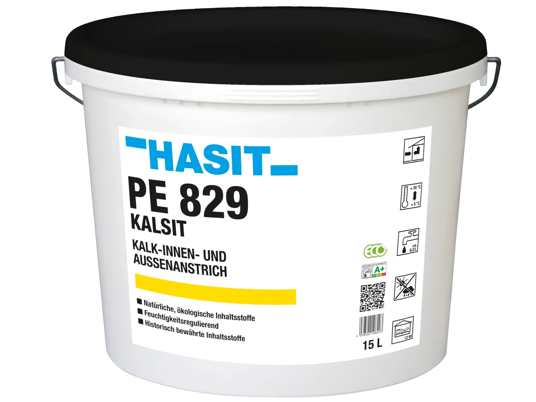 Produktbild unserer Kalkfarbe HASIT PE 829 KALSIT