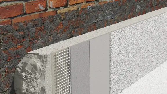 Ein optimal aufgetragener Dämmputz im System