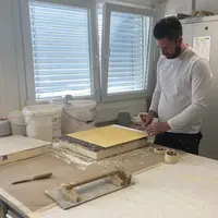 Verarbeitung Musterplatte - Musterfertigung Otelfingen