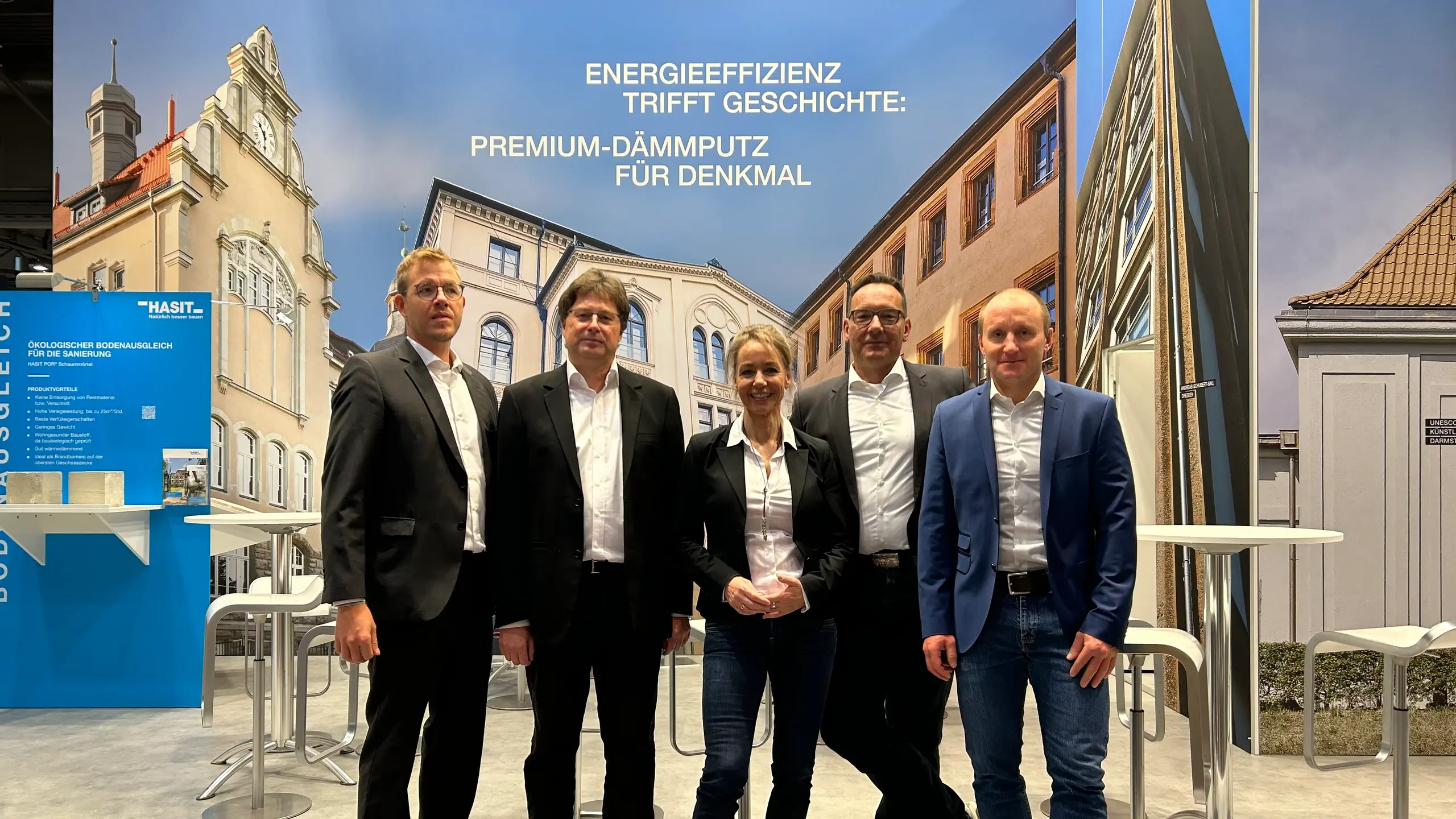 HASIT Standteam auf der denkmal Messe 2024 in Leipzig