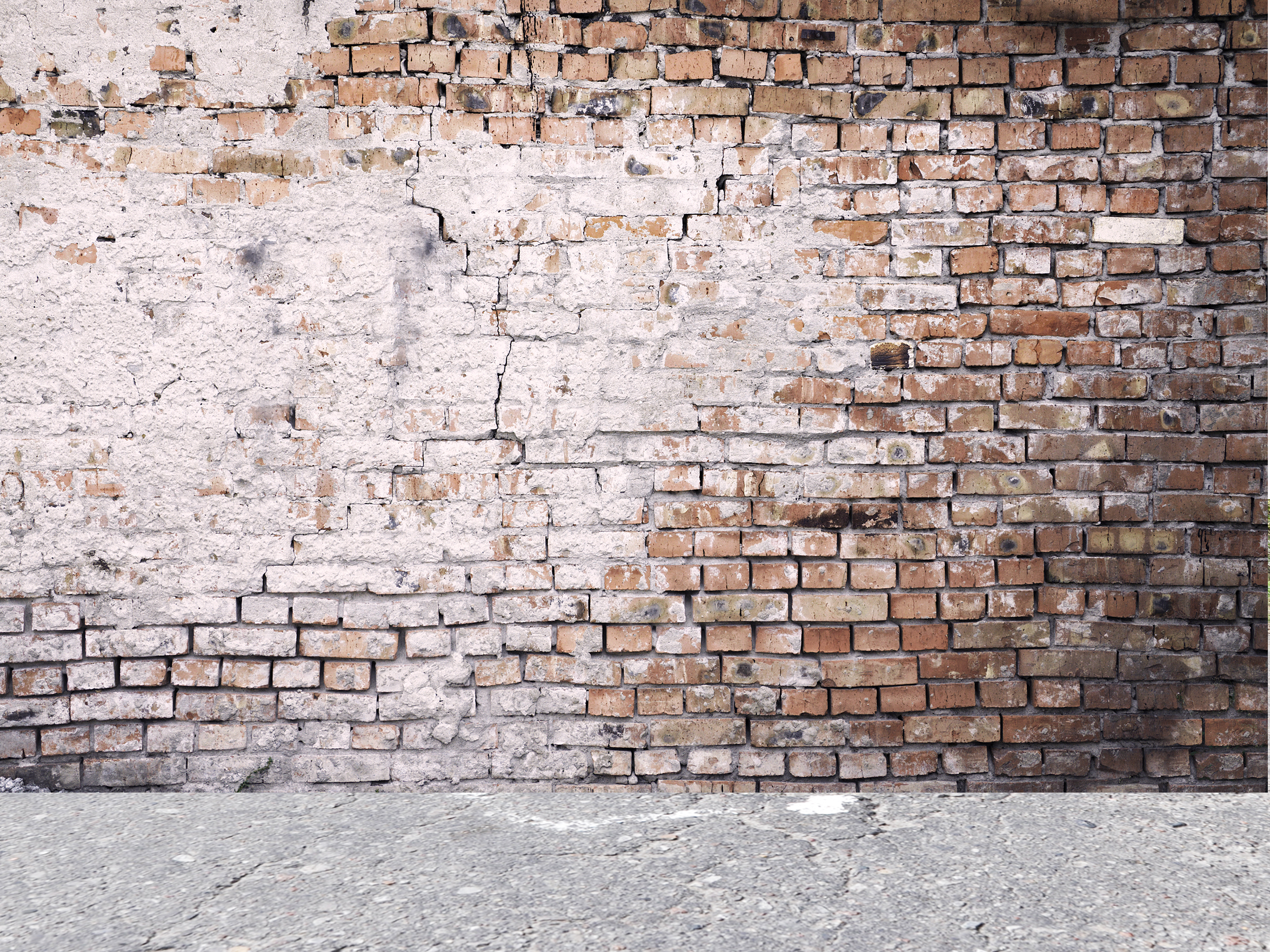 Vollziegelmauer in Bearbeitung 