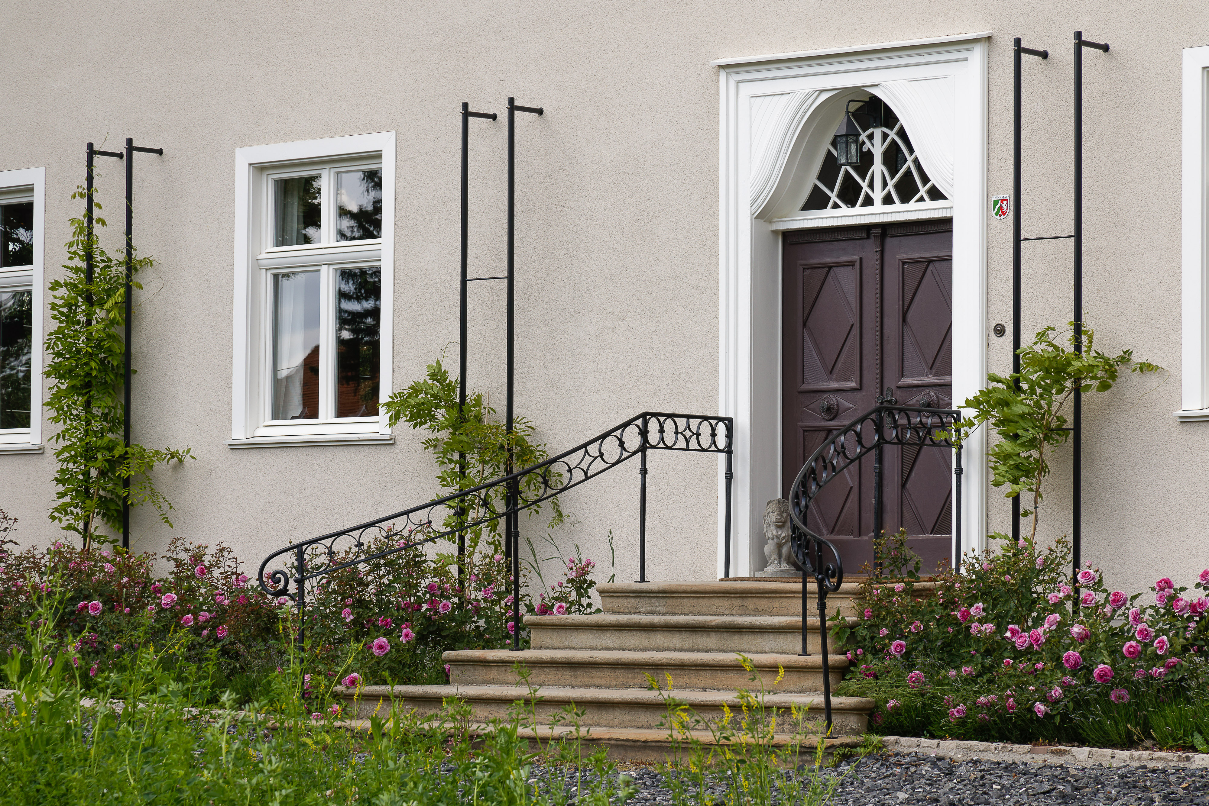 Eingangsbereich des Ritterguts Schafhausen