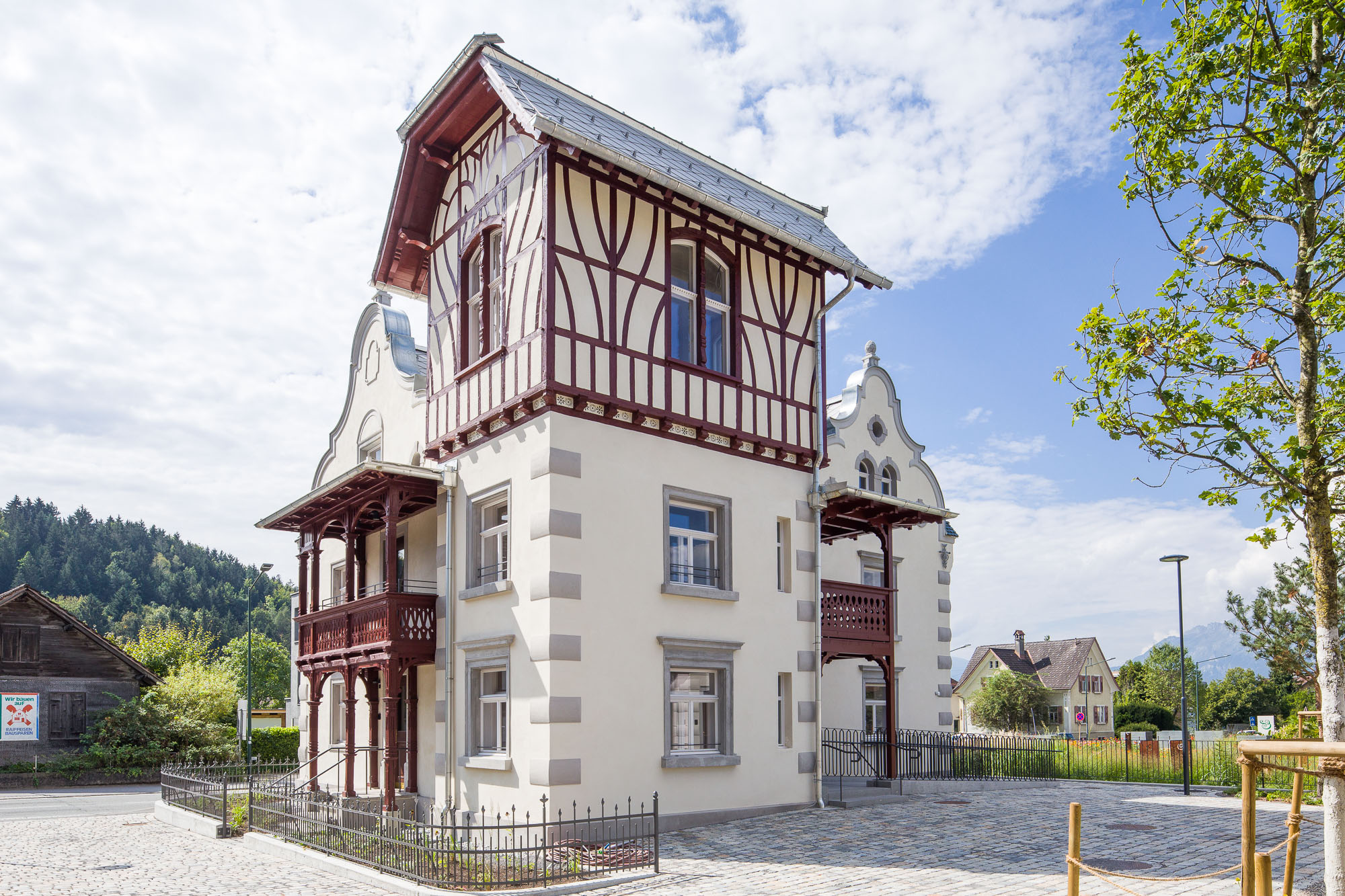 Saniertes Fachwerkhaus