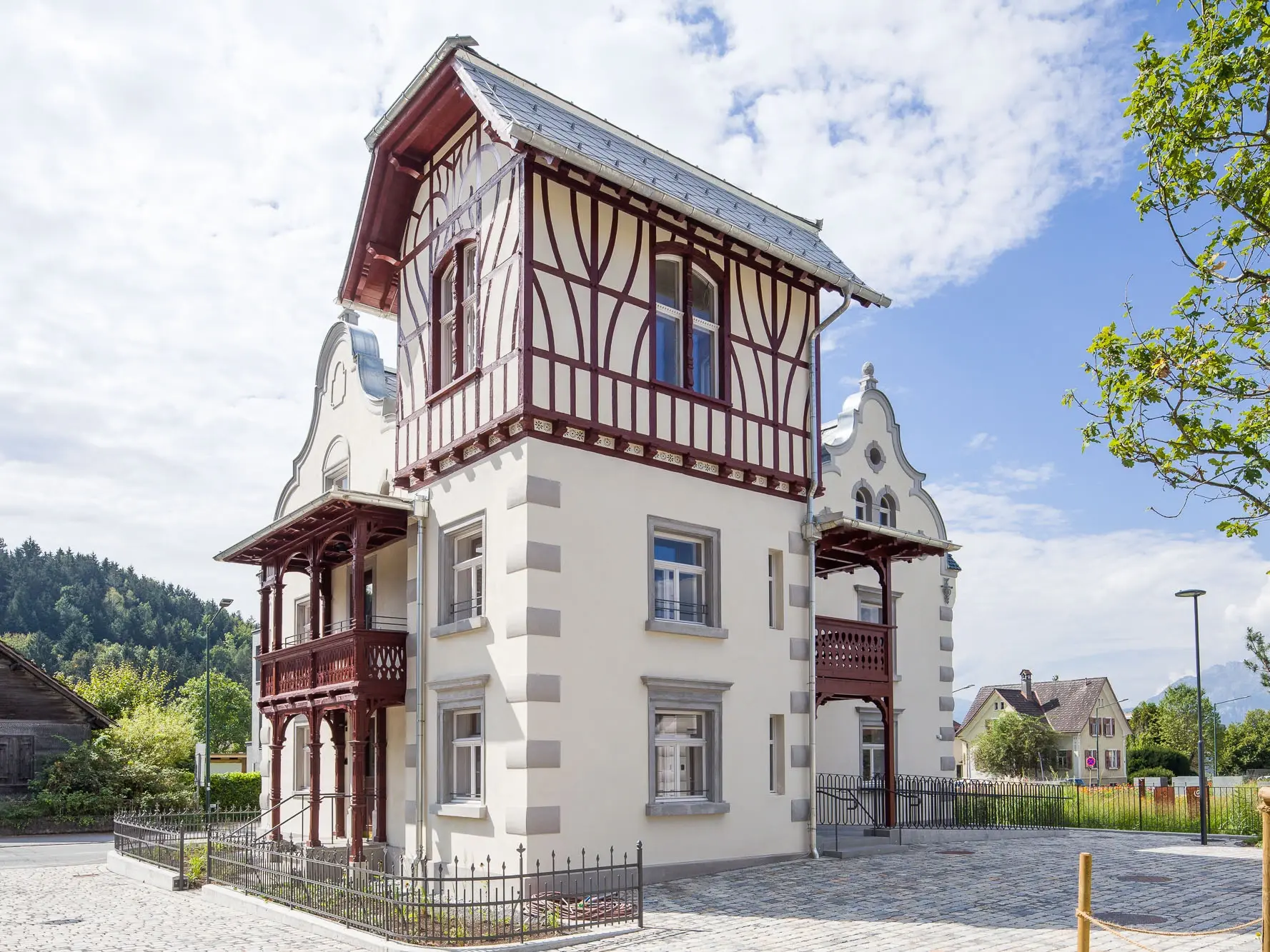 Saniertes Fachwerkhaus