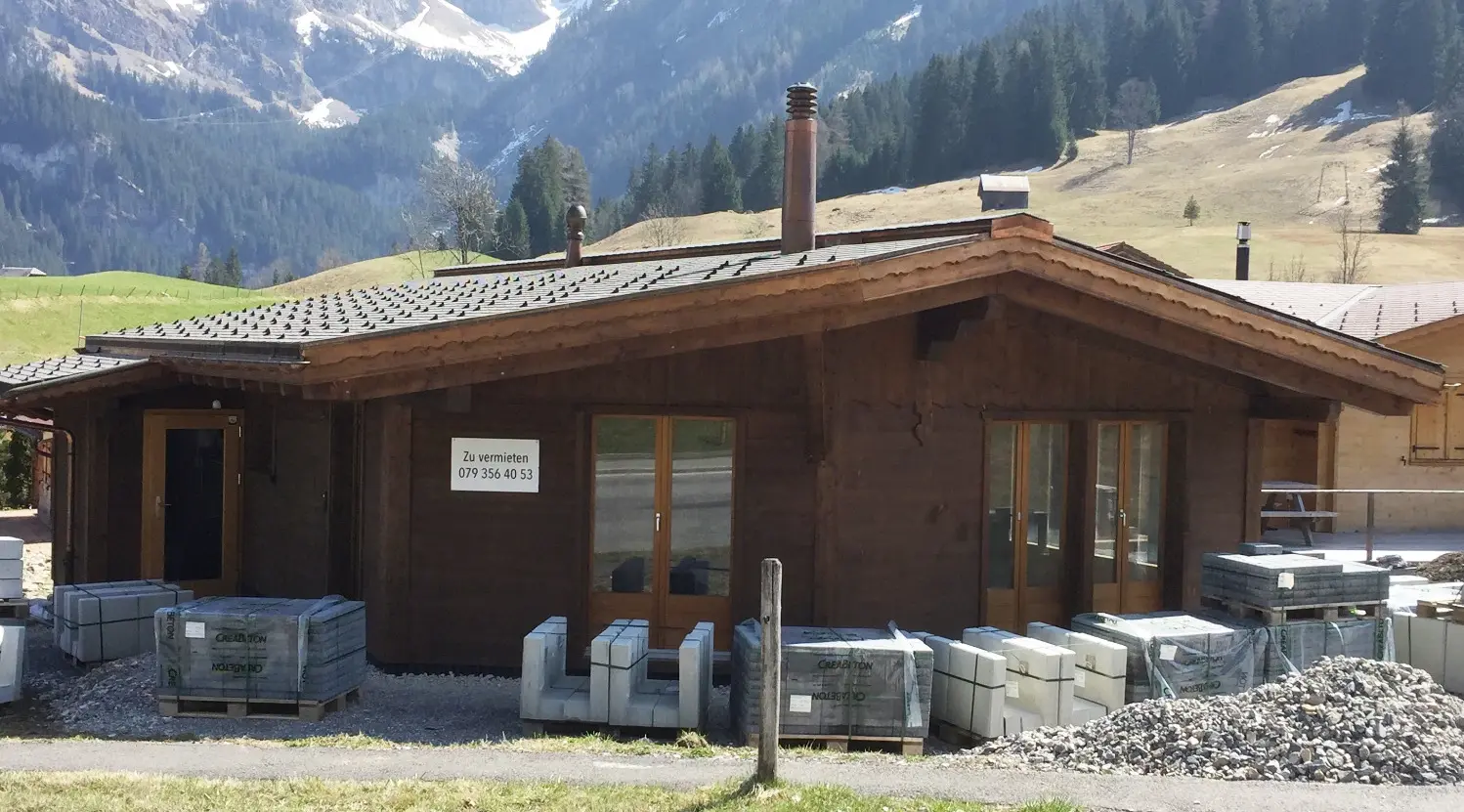 EFH Campinghaus Neubau Gsteig