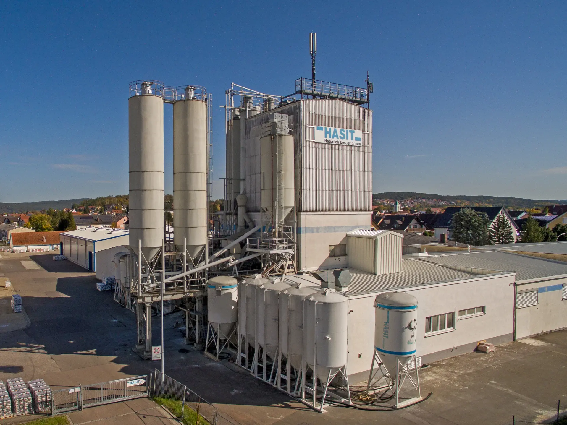 Blick auf das Produktionswerk in Schwarzenfeld